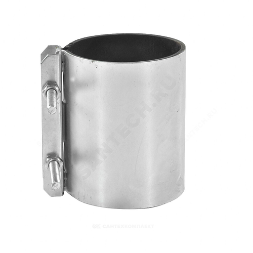 Хомут ремонтный односторонний сталь оц Ду 32 Дн 40-44 L=70мм Краб Сансфера 17004