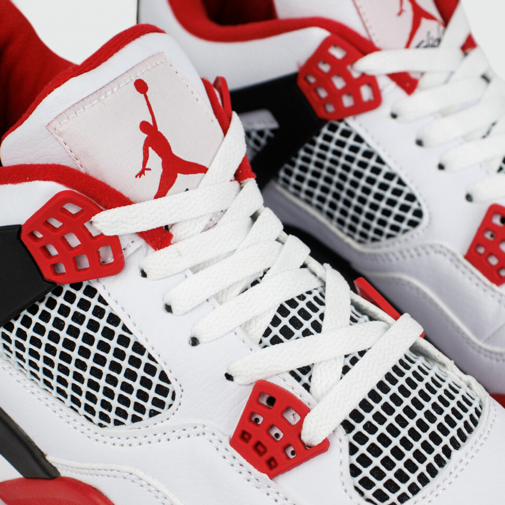 кроссовки Air Jordan 4 Retro White / Red Wmns