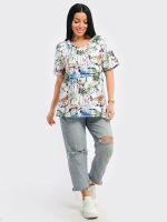 Футболка женская большие размеры