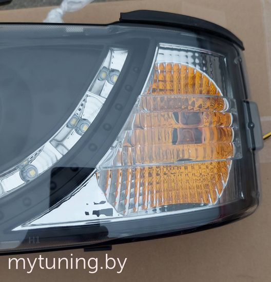 Передние фары daylight black для VW T4