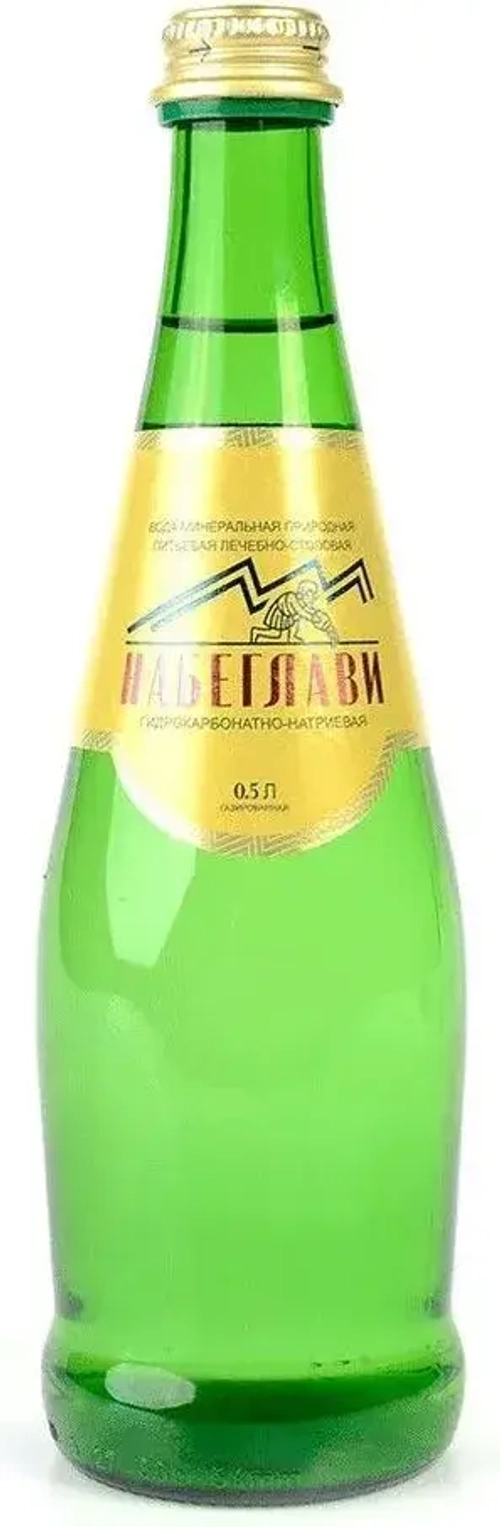 Вода газированная Набеглави минеральная, лечебно-столовая, 0,5 л