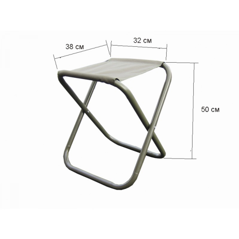 Стул Митек складной большой без спинки