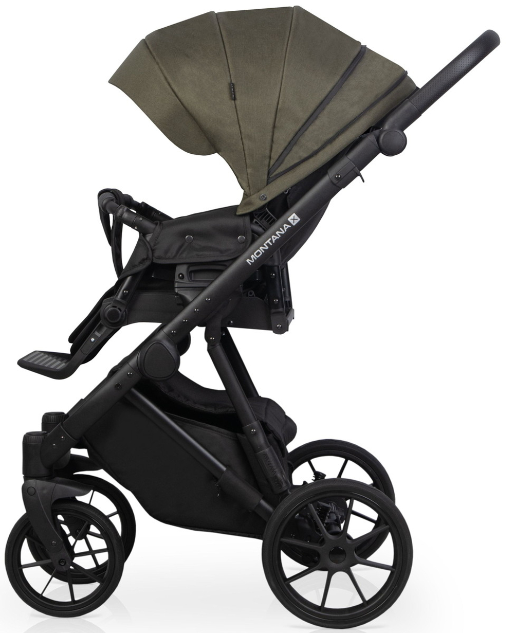 Детская коляска Riko Basic Montana X 2 в 1 54 Olive (оливковый)