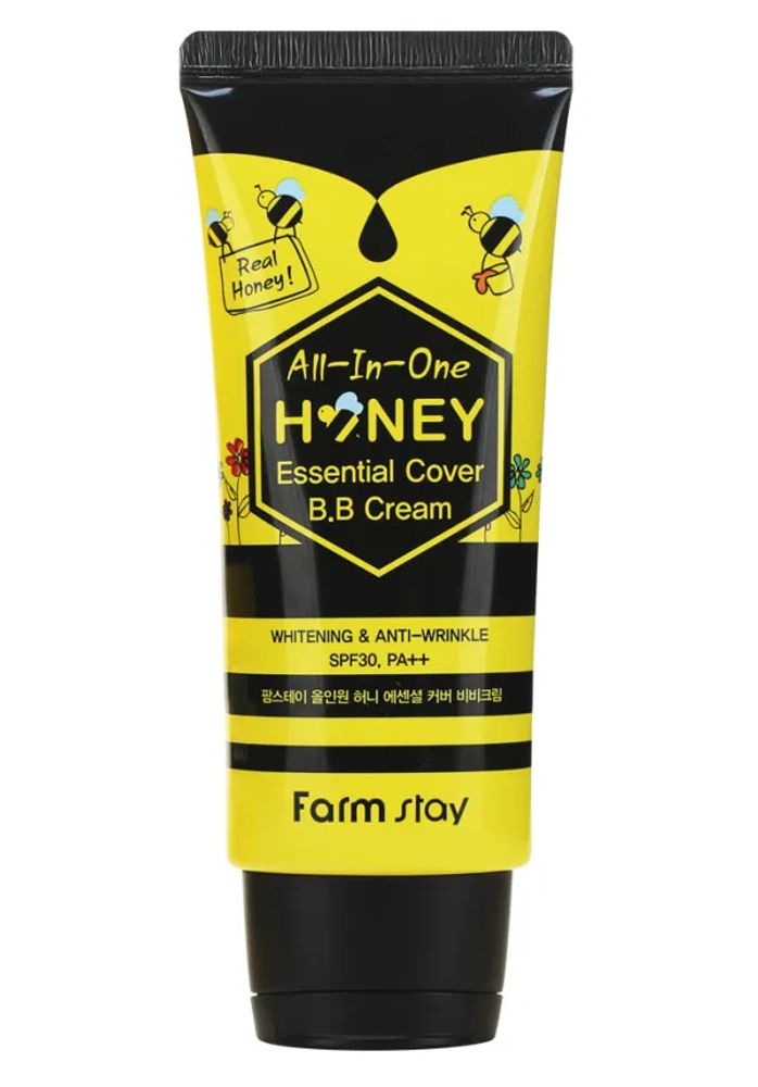 Крем BB FarmStay All-In-One Honey SPF 30 PA++ с экстрактом меда 50 г