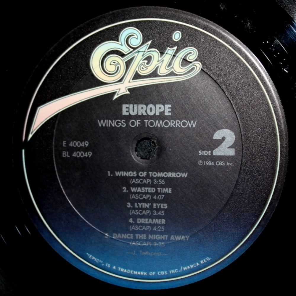 Europe / Wings Of Tomorrow (LP)