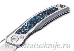 Нож Широгоров Квантум Quantum NL M390 Blue Accentфотография - 5