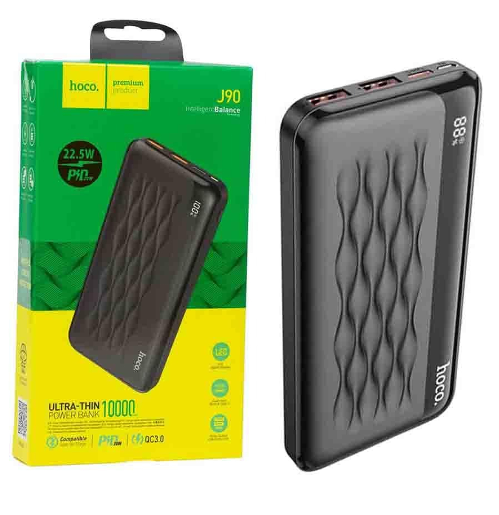 Портативный аккумулятор HOCO J90A 10000 mAh PD 20W+QC 3.0 (черный)