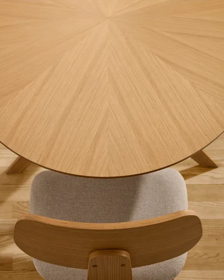 Стол Naanim овальный 180x110 см, шпон дуба