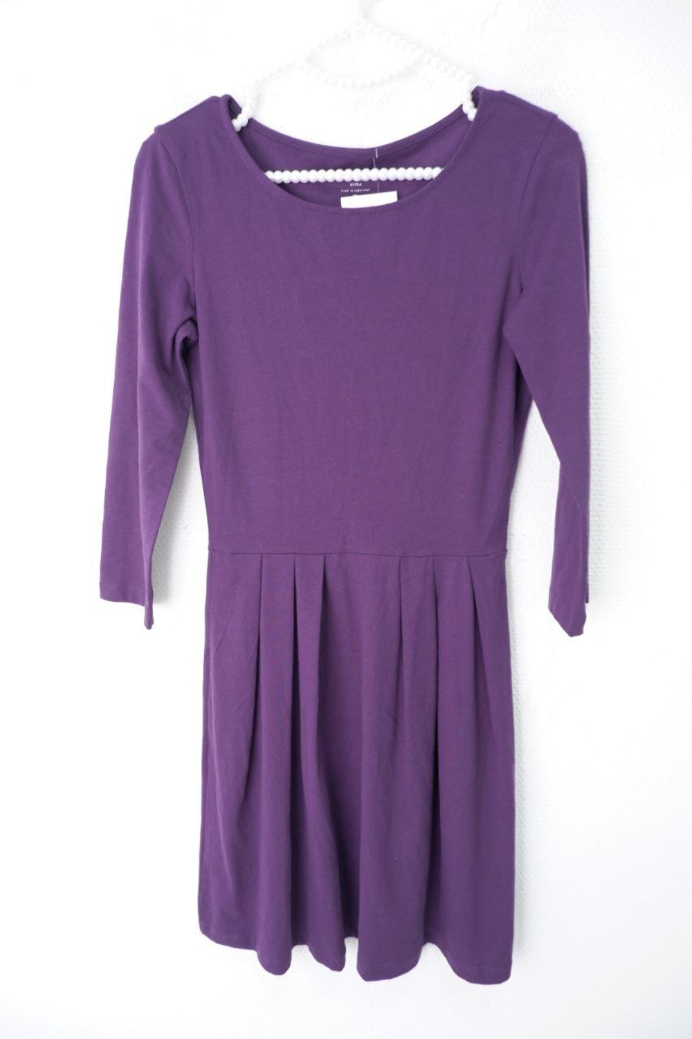 Платье Oodji фиолетовое 42 размер