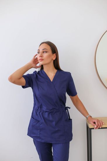 Костюм женский "Модерн-004" (т.синий)