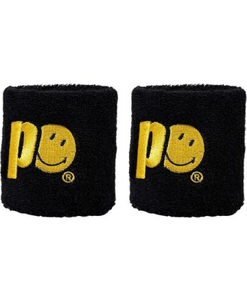 Напульсник теннисный Prince X Smiley Wristband Short 2P - black