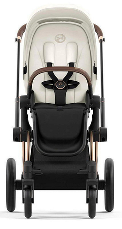 Коляска Cybex Priam IV Rosegold complete и автокресло Cloud G i-Size Magic Black 3 в 1 Off White