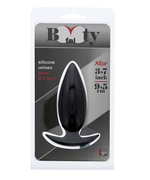 Малая анальная пробка BOOTYFUL ANAL PLUG SMALL - 9,5 см. (Цвет: черный)