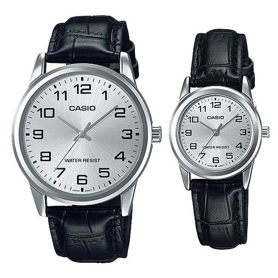 Парные часы Casio Standard: MTP-V001L-7B и LTP-V001L-7B