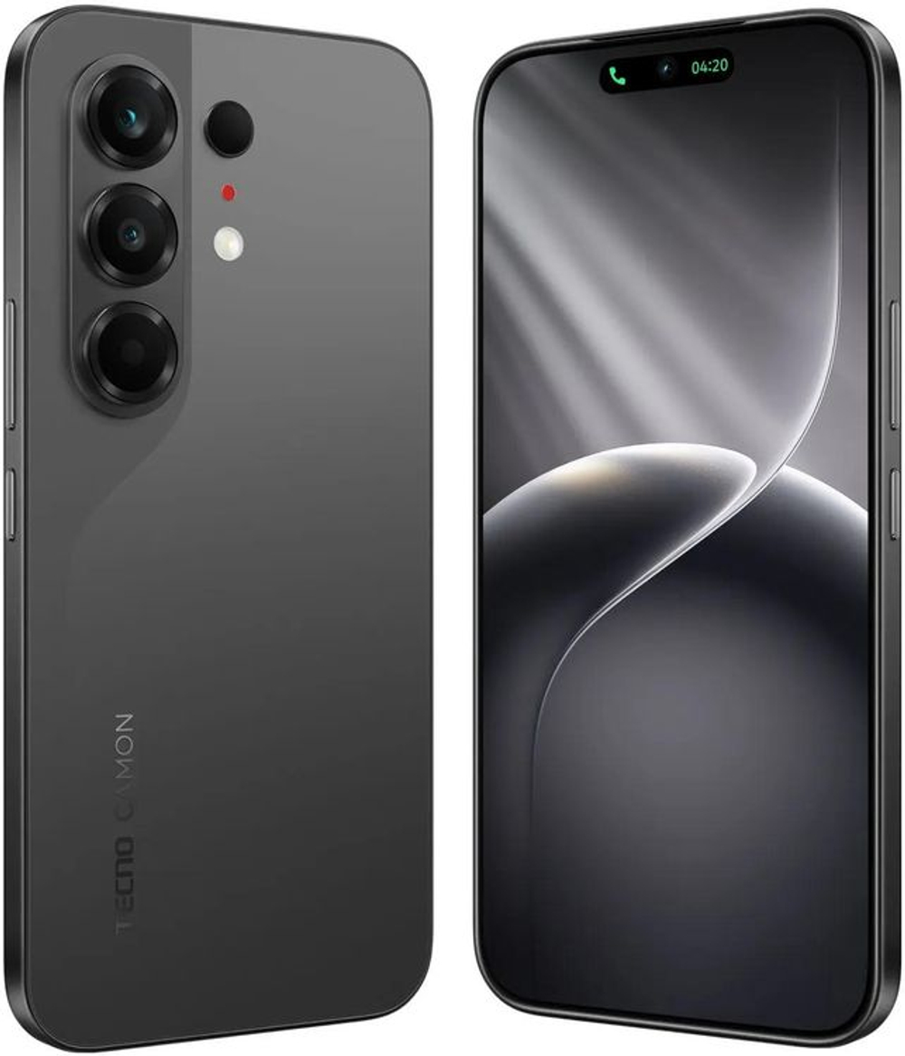 6.78" Смартфон TECNO Camon 50 8/256Gb,  NFC,  AMOLED,  144Гц,  6500мAч,  черный