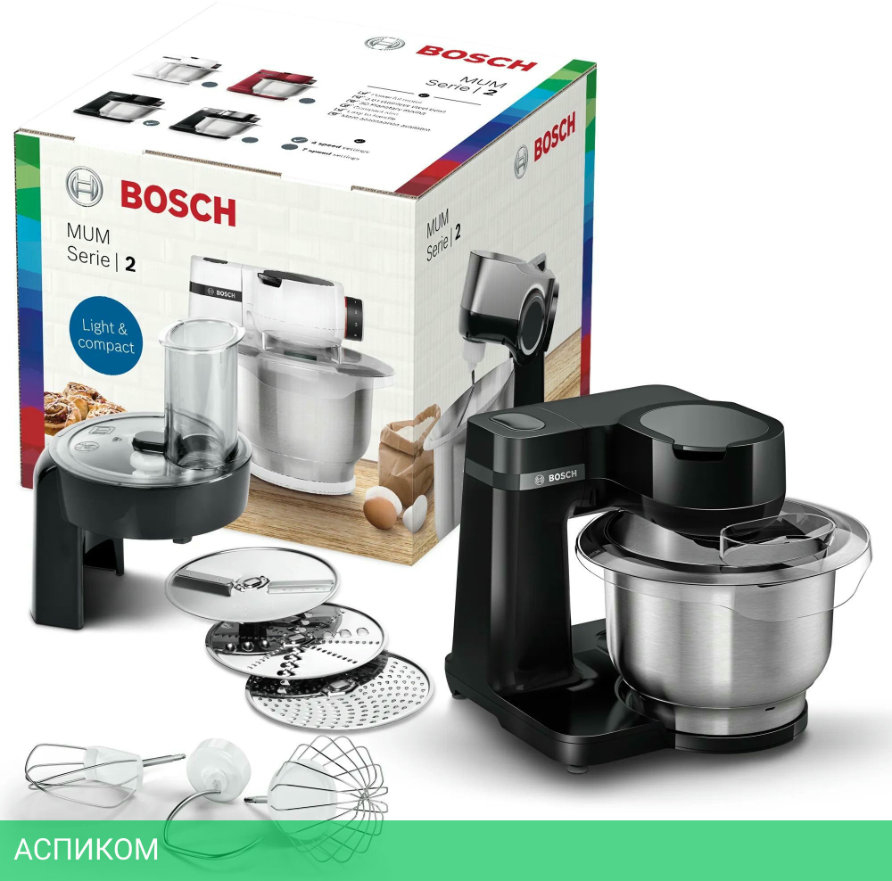 Кухонный комбайн Bosch MUMS2EB01 черный
