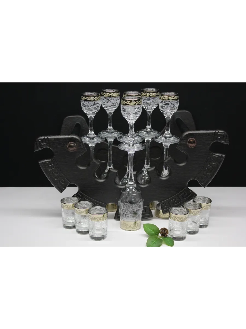 Барный набор 18 предметный с Бокалом