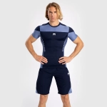 рашгард Venum Tempest SS Navy Blue/Blue