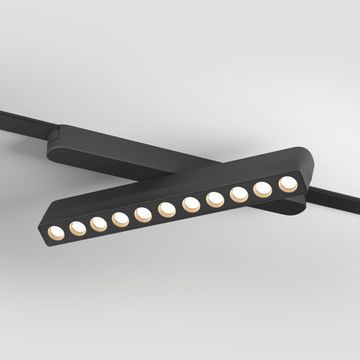 Магнитный трековый светодиодный светильник 12W 4000К DK5338-BK чёрный Air Grill Denkirs