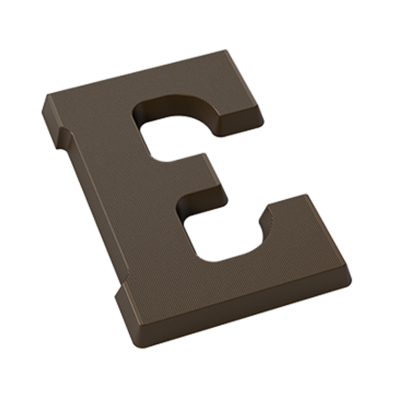 Форма для шоколадных фигур &quot;Буквы&quot; - E (275*135мм)