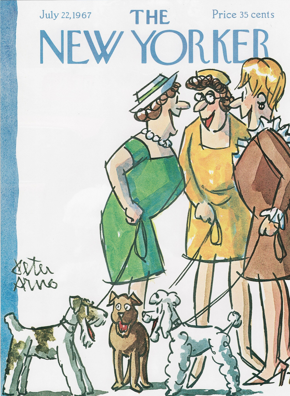 Постер журнала The New Yorker 22-07-1967