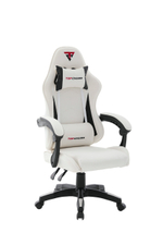 Кресло спортивное TopChairs Phantom бело-черный