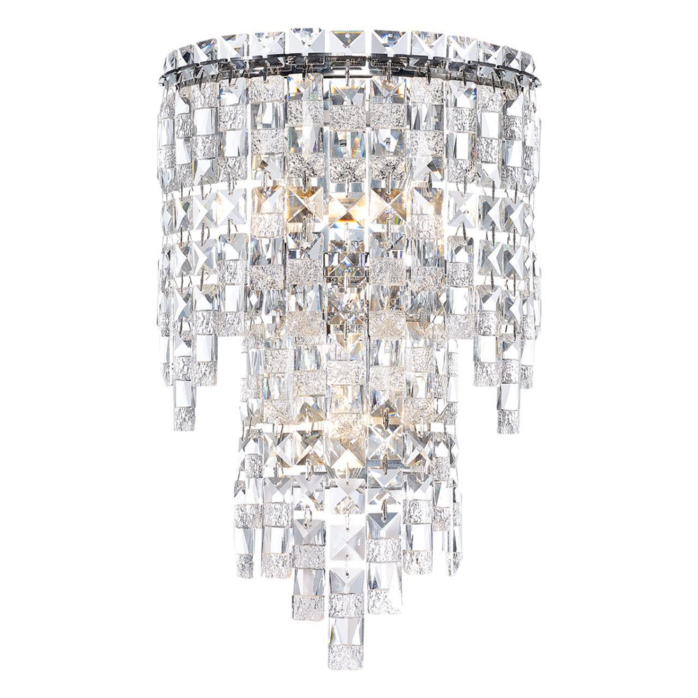 5074/3W HALL ODL24 529 хром/прозрачный/металл/хрусталь Бра E14 3*40W ROLTA