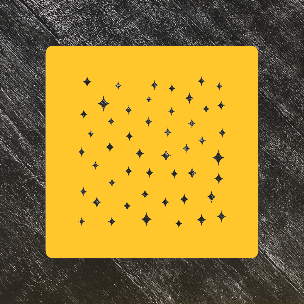 Трафарет новогодний №57 Сияние