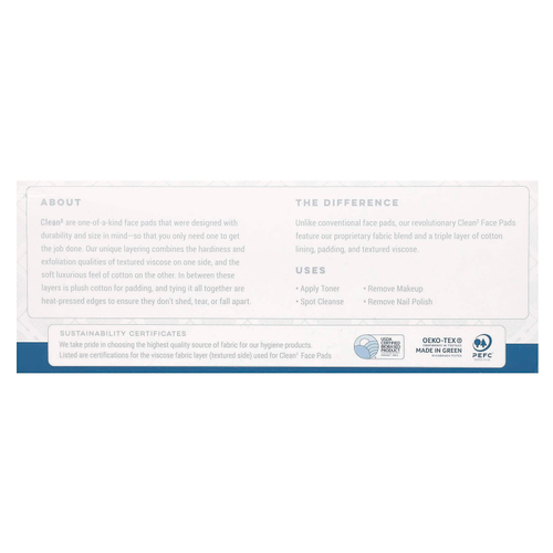 Clean Skin Club, Clean2, прокладки для лица, очень большие, 60 шт.