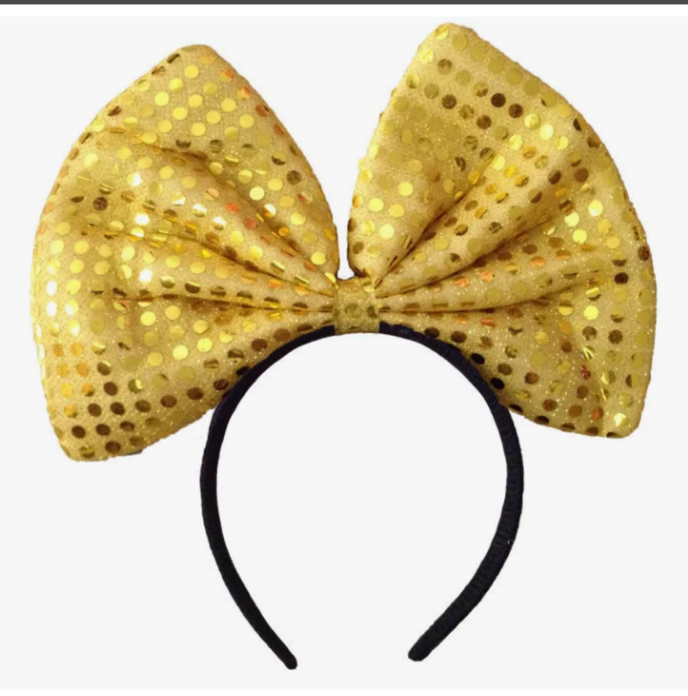 Ободок "Бантик" желтый