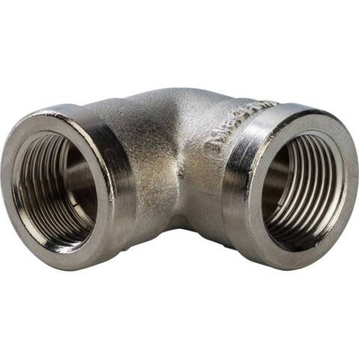 Угольник STOUT никелированный 3/8" ВР/ВР