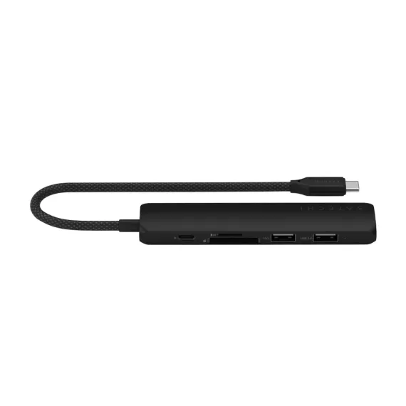Satechi 6-in-1 USB-C Slim Multiport Adapter 4K Black