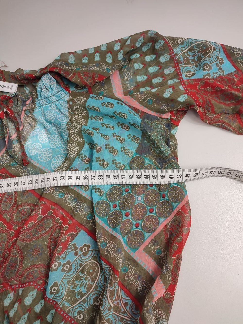 Блузка Yessica с принтом 48 размер