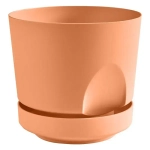 Кашпо Тренд (0,8л.) Цв. Карамельный (Арт. КШ-4158)