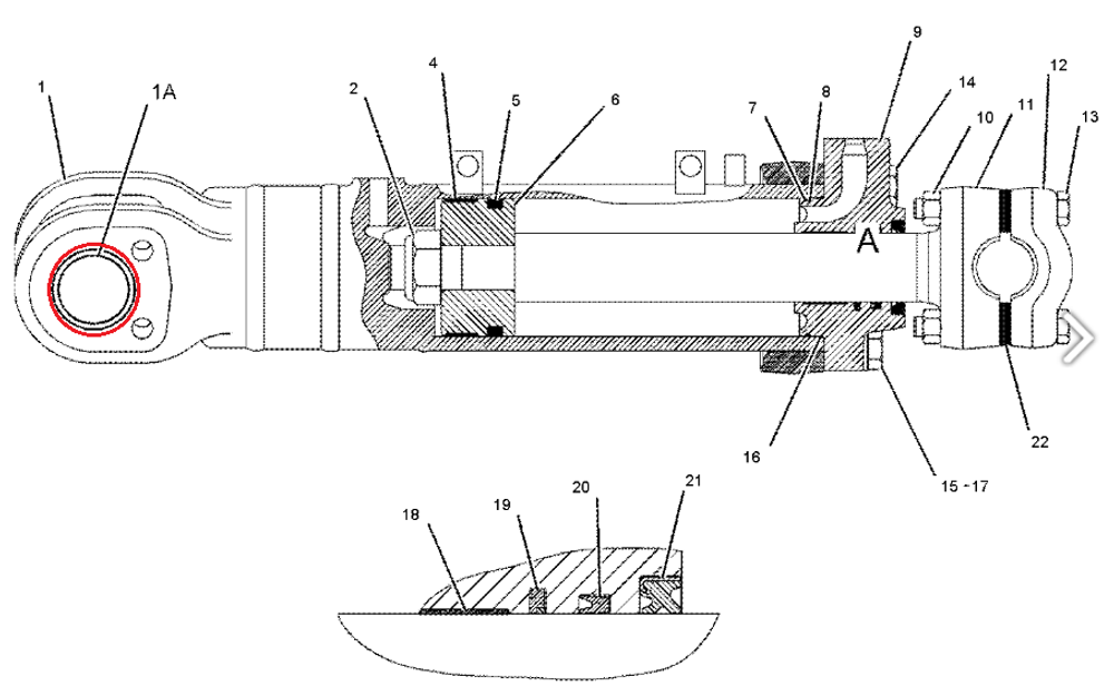 Втулка 1U-2182