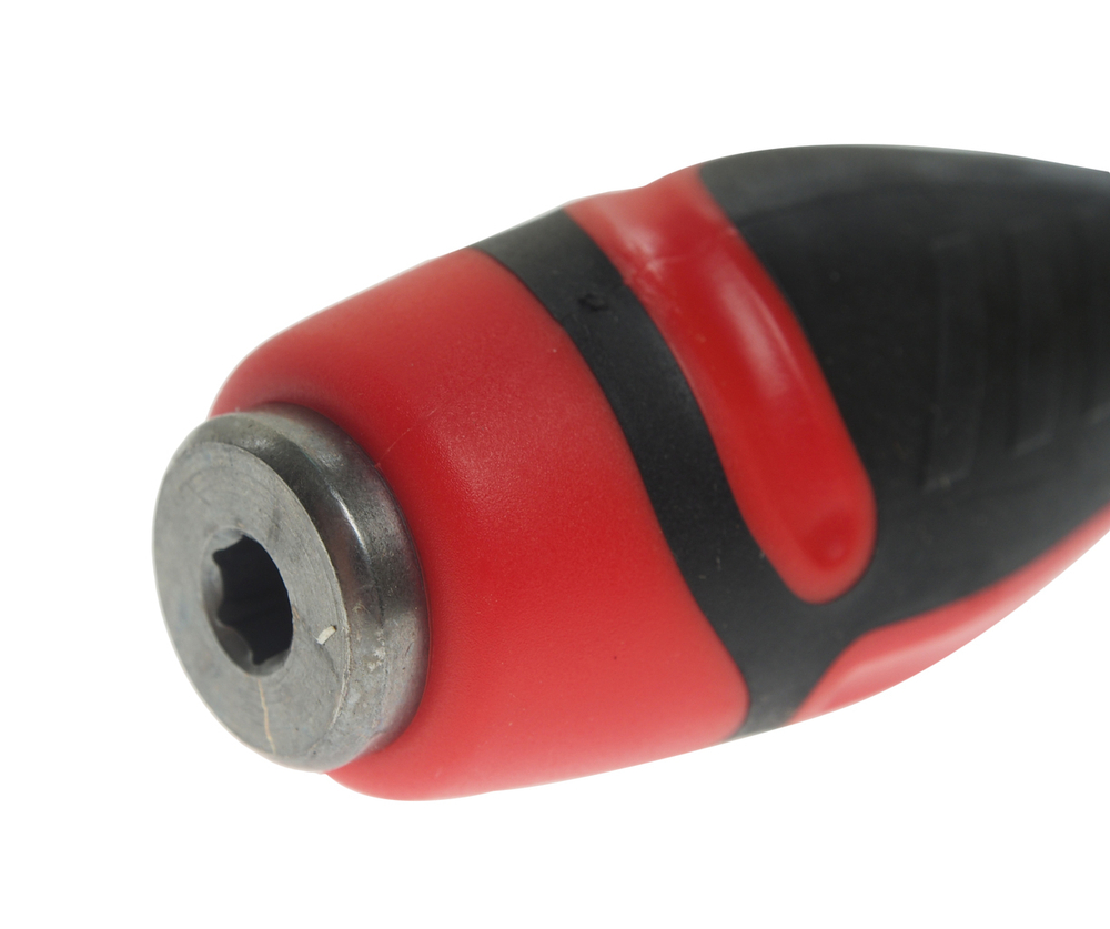 Отвертка крестовая PH 2.0х150мм усиленная со сквозным стержнем (сталь Cr-Mo) JTC