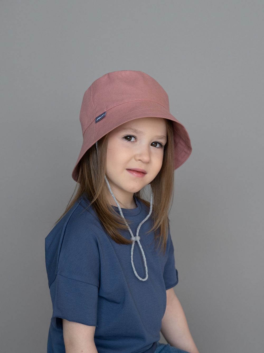 Панамка хлопковая КЕНГА (Сухая роза)