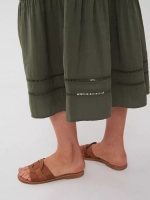 Юбка из жатой ткани