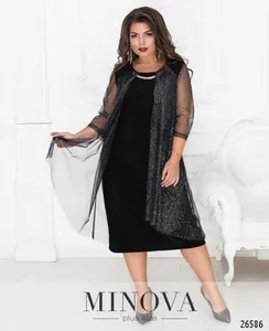Платье 17-79-черный Minova