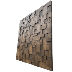Деревянная мозаика для стен Wood Mosaic Хауз Дуб цвет венге