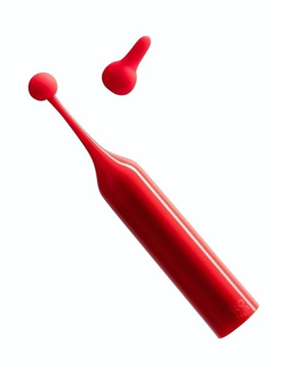 Красный клиторальный стимулятор Romp Pop (Цвет: красный)