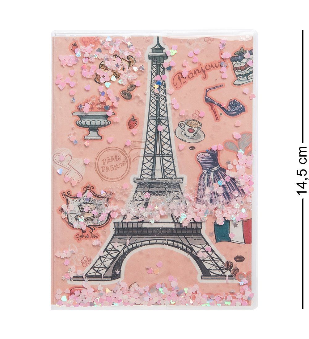 NB-49/ 7 Блокнот «Парижские каникулы» с плавающими пайетками