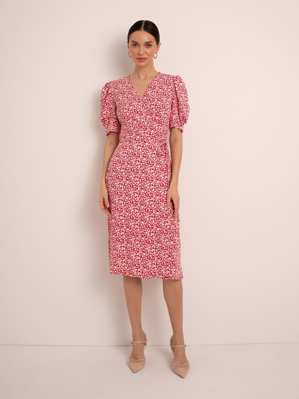 Платье "Ева" (46 / Красный / Вискоза 100%)