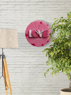 Настенные часы "Ballet Dancer" Modern Wall Clock, 28*28 см, бесшумные. Подарок на день рождения