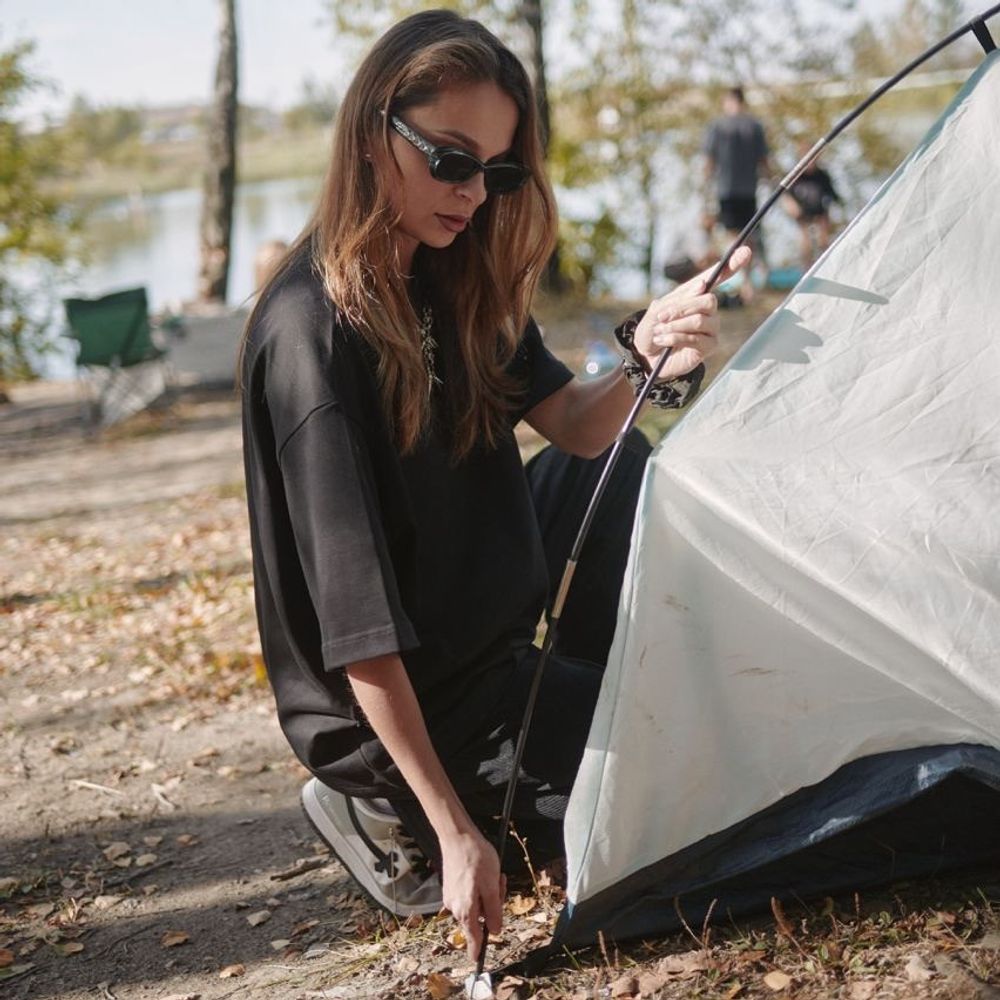 Футболка Смерч Оверсайз #7 черная