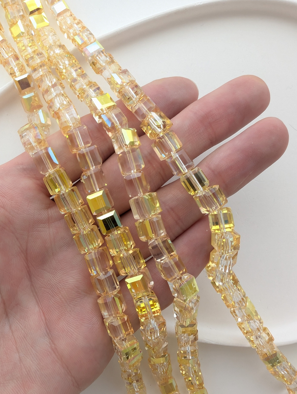 Стекло кубик 8мм