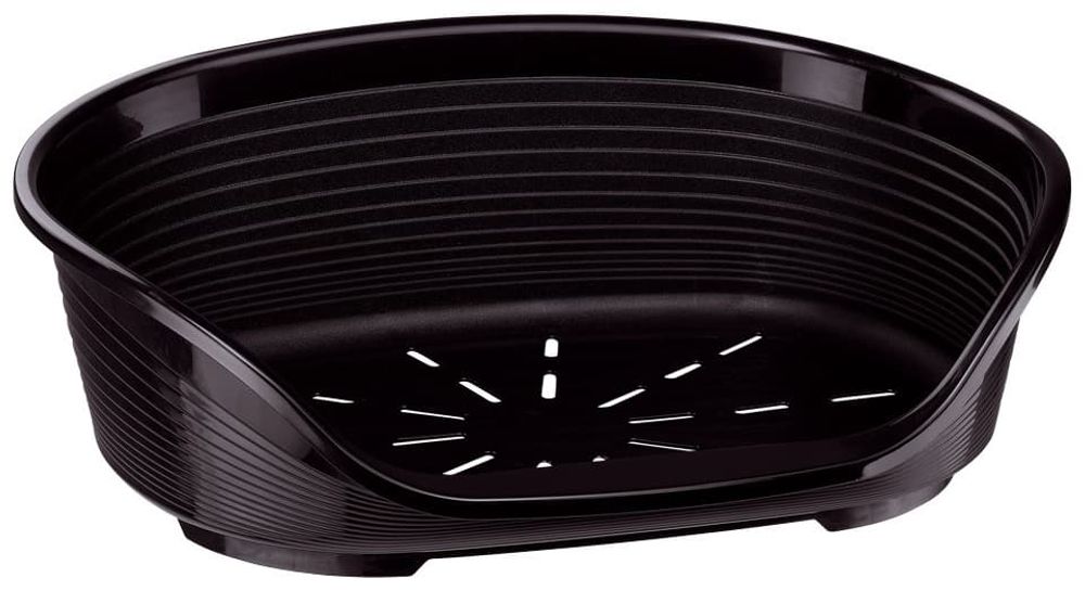 Лежак для собаки пластмассовый SIESTA DELUXE 8 черный (72 х 59,5 х 25 см) Лежак для собаки пластмассовый SIESTA DELUXE 8 черный (72 х 59,5 х 25 см)