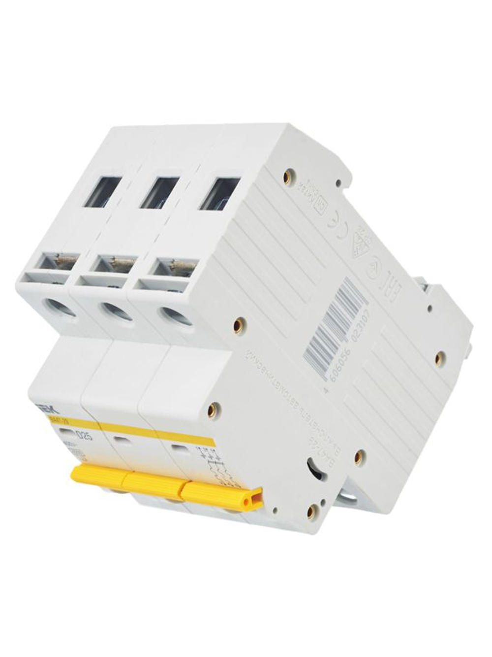 Выключатель автоматический модульный 3п D 25А 4.5кА ВА47-29 KARAT IEK MVA20-3-025-D