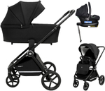 Коляска 4 в 1 Sweet Baby Stella + автокресло Elegante Plus с базой i-Size ISOFIX DK780 Black