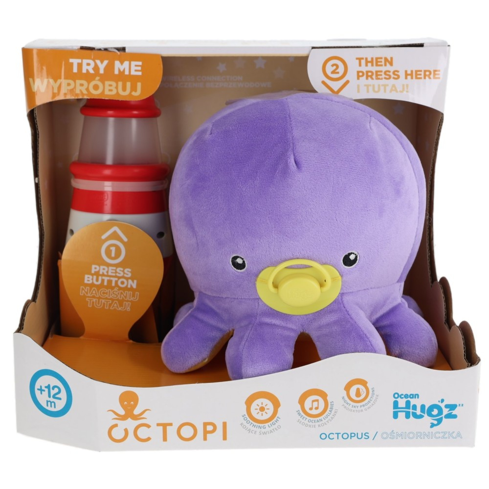 Мягкая игрушка TM Toys Ocean Hugz 1747 DKM6876 Осьминог с проектором-маяком DKM6876 — фото 2